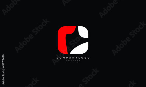 RC CR R AND C Abstract initial monogram letter alphabet logo design