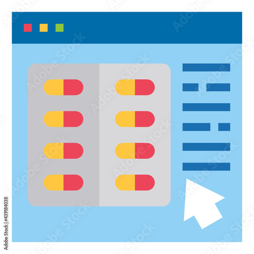 pharmacy flat icon