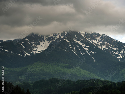 Scenic view over Rodnei mountains in Romania, Europe