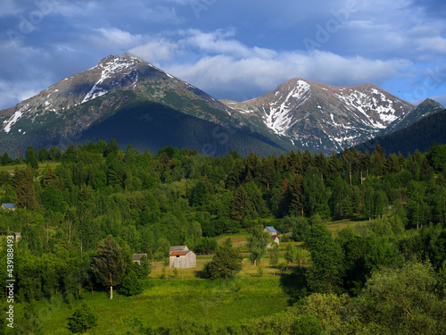 Scenic view of Rodnei mountains in Romania, Europe photo