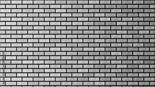 a gray brick wall can be used as a background