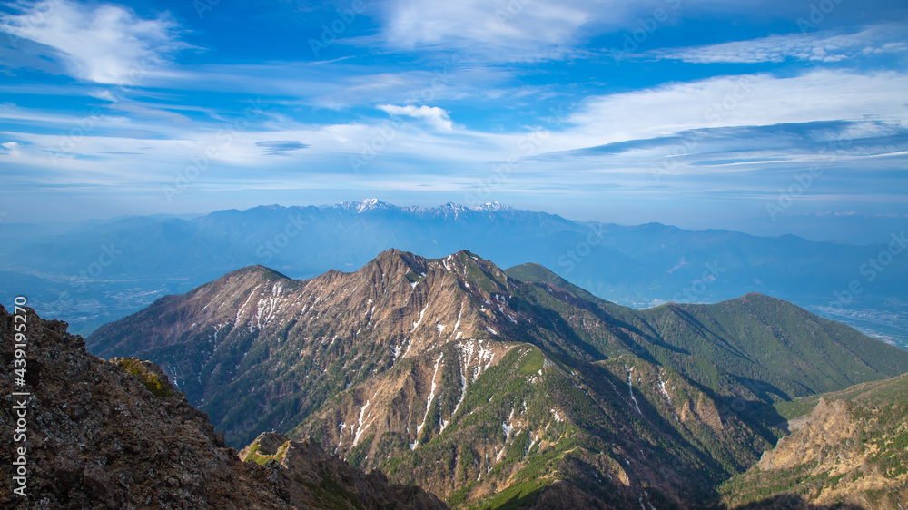 八ヶ岳連峰 赤岳山頂から望む絶景 八ヶ岳連峰 赤岳山頂から望む絶景