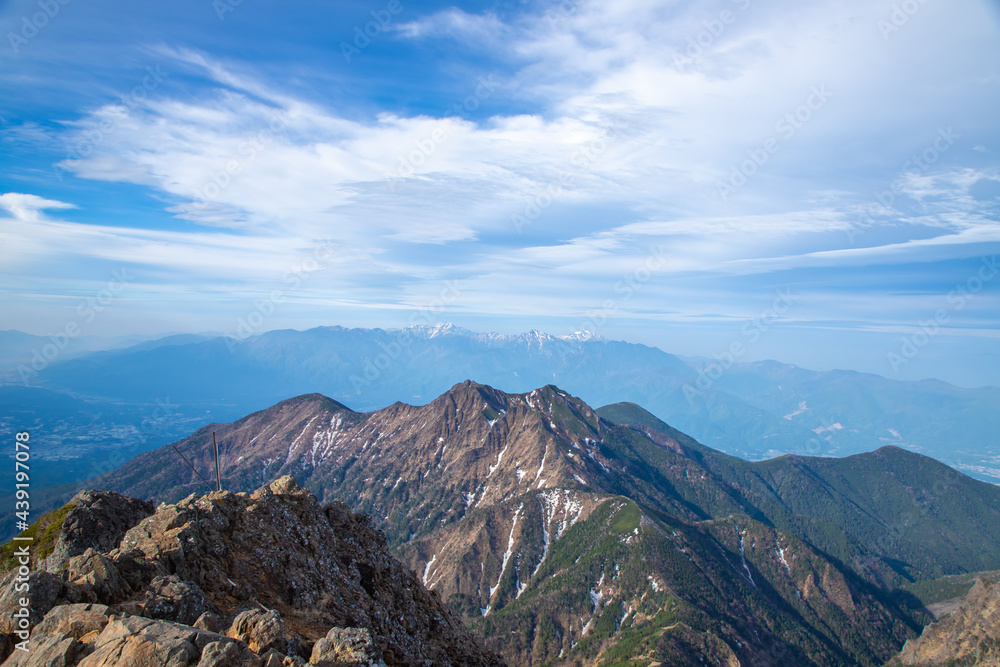八ヶ岳連峰 阿弥陀岳から望む絶景 八ヶ岳連峰 阿弥陀岳から望む絶景