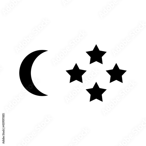 moon and star icons  perfect for night themed web icons