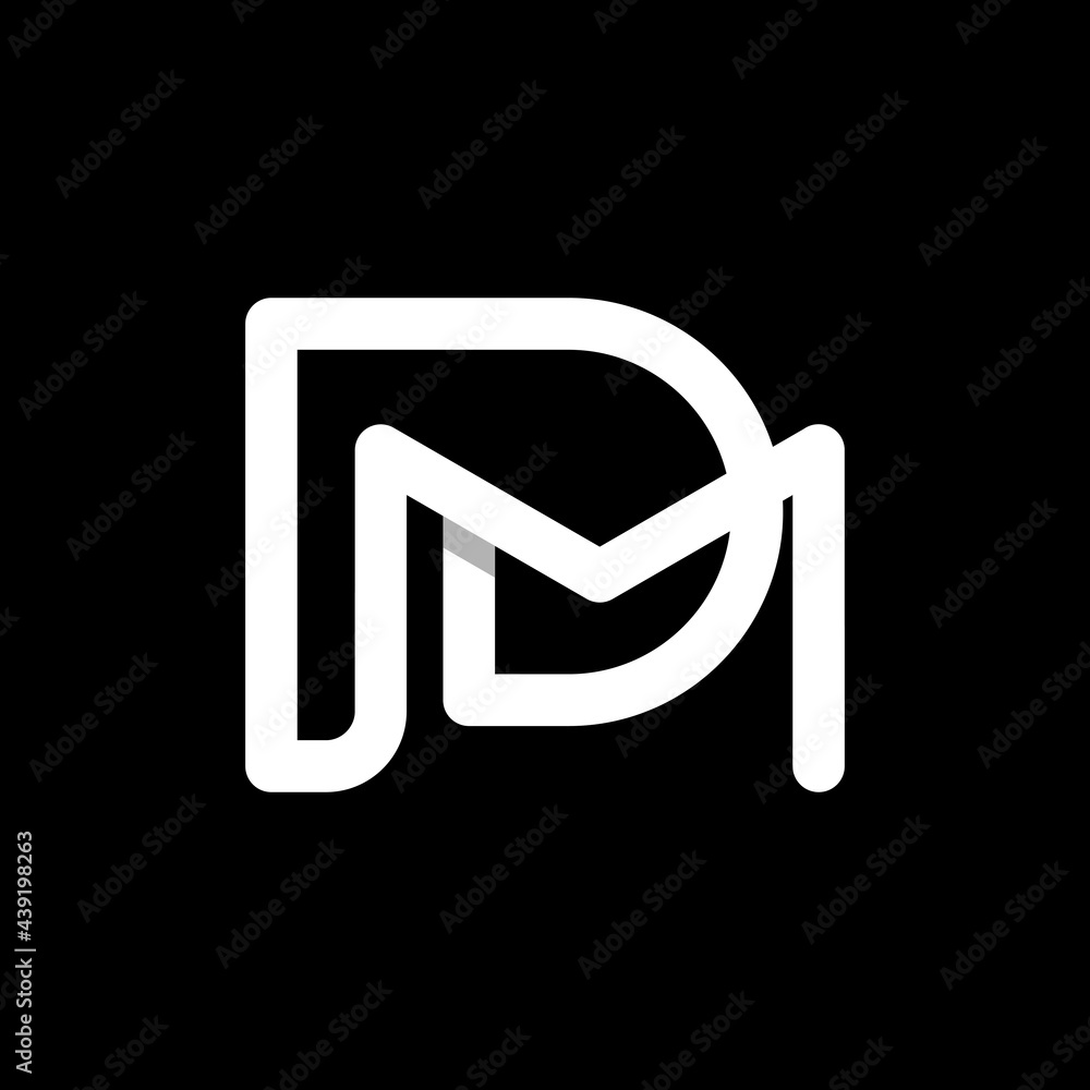 Letter PM Minimalist Logo Design Letter PM Minimalist Logo Design