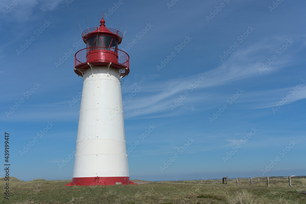 Leuchtturm List West in der Sonne