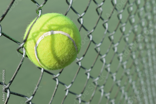 Tennis Ball in Fence © Luke