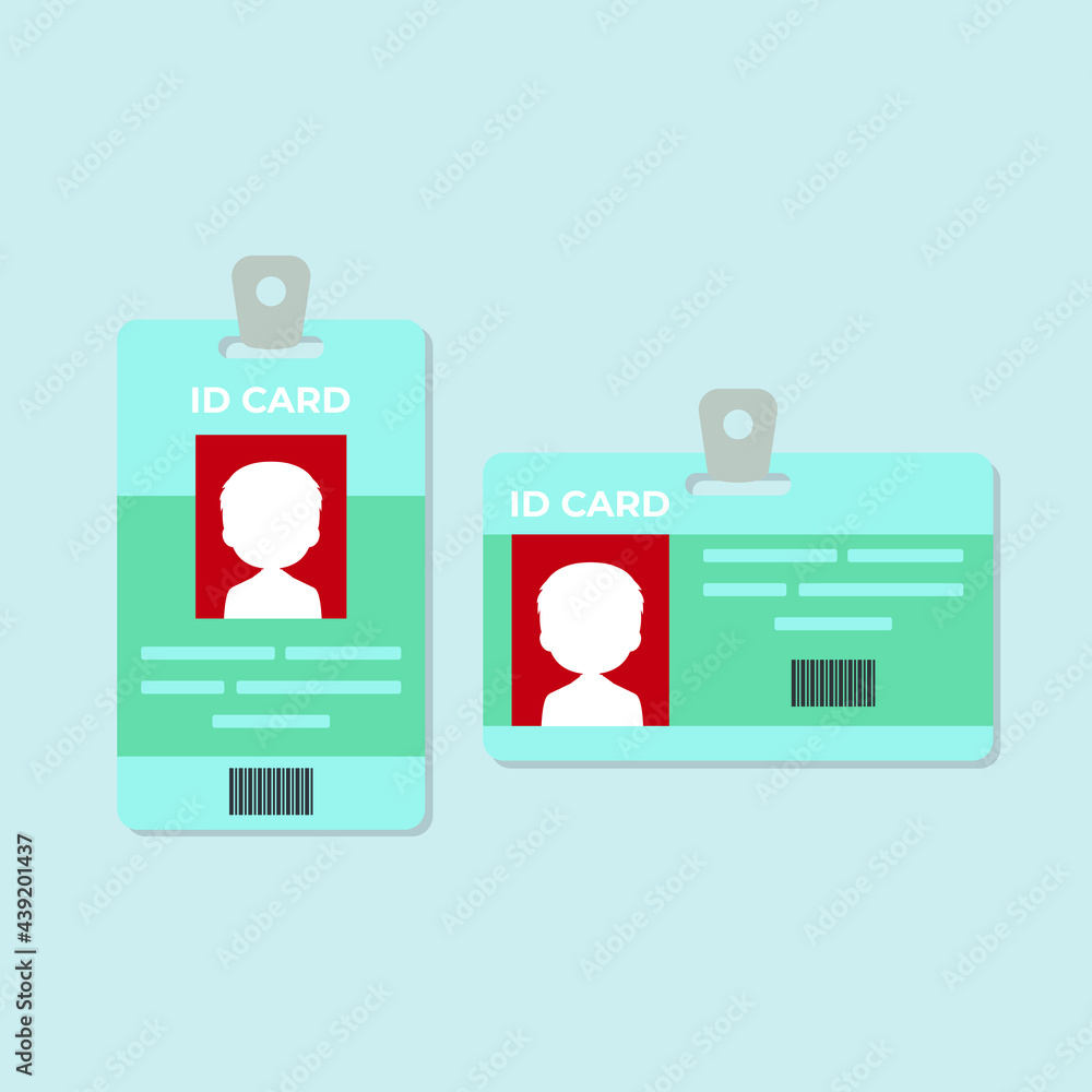 Stock Vector of ID Card Stock Vector of ID Card