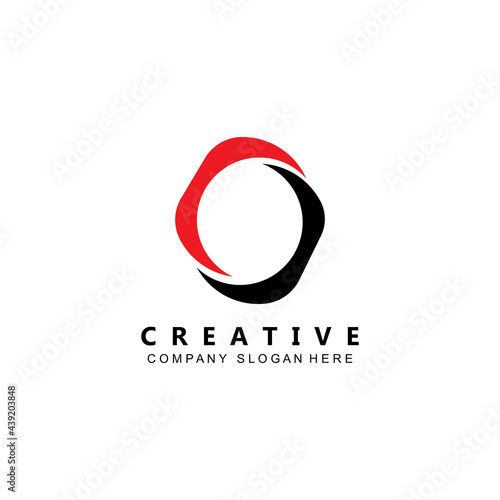 simbol vektor logo jaringan komunitas bisnis photo