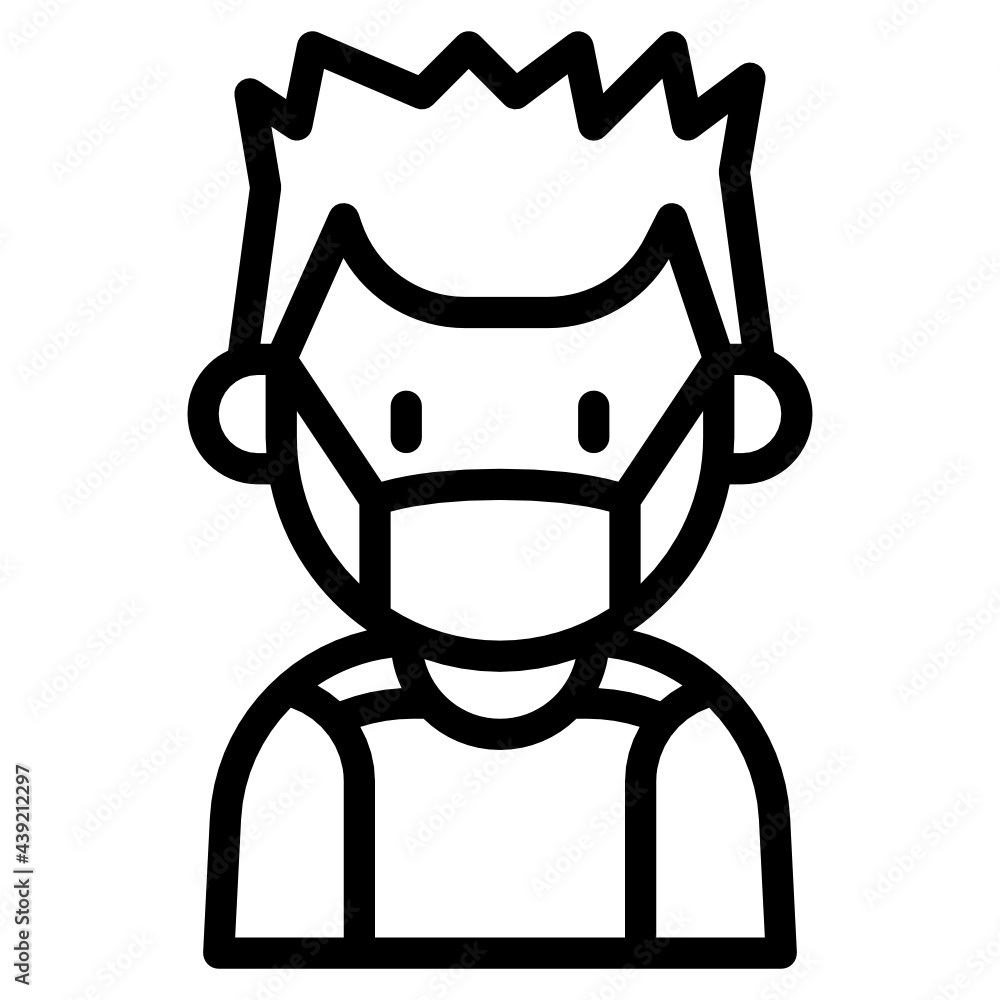 kid line icon kid line icon