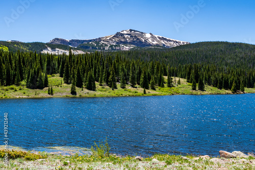 Bear Lake in the Flattop Wilderness Area of Colorado
