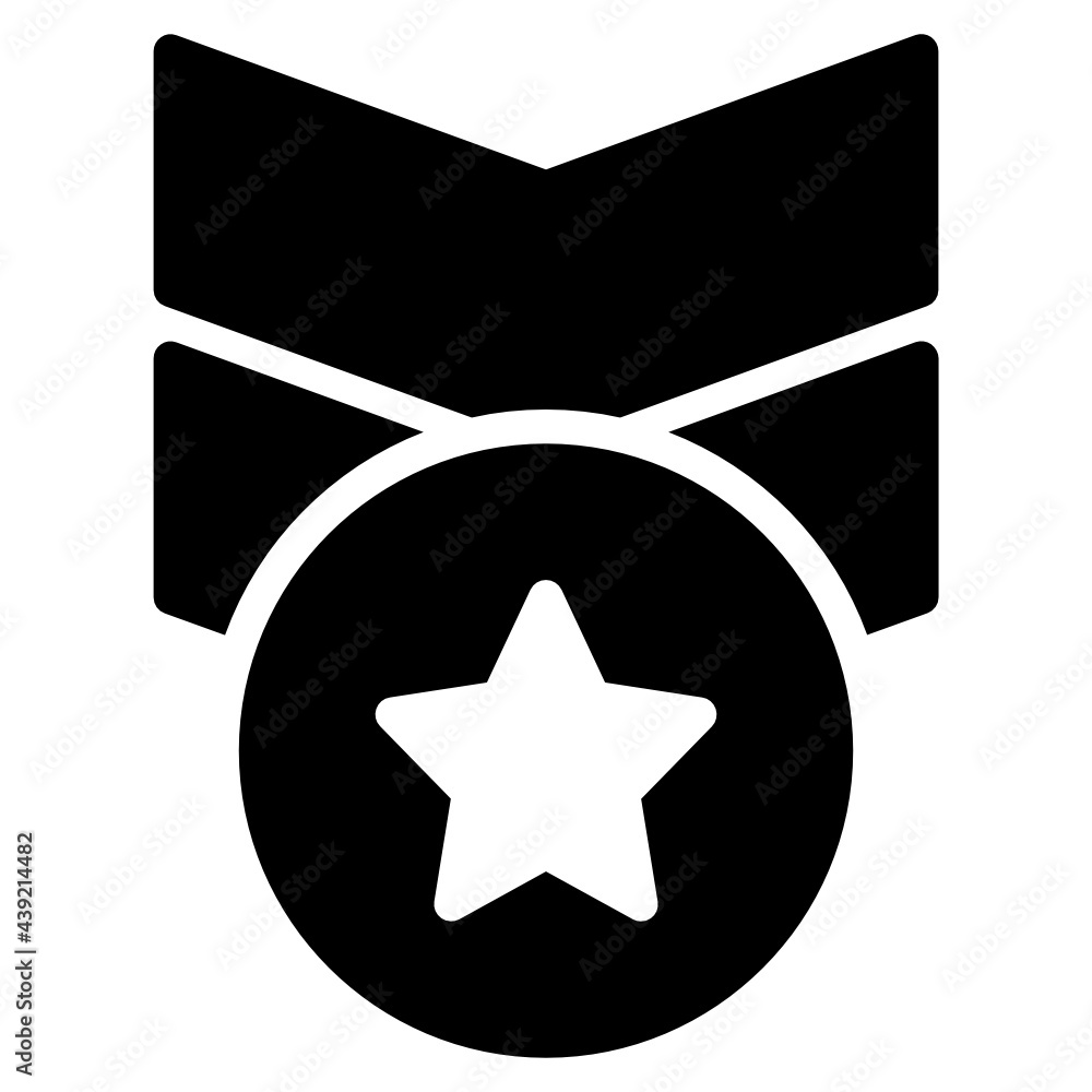 badge solid glyph icon badge solid glyph icon