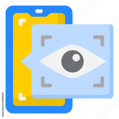 smartphone flat style icon