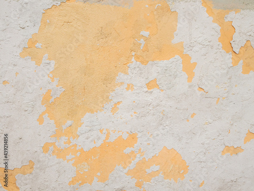 Natural concrete gray yellow white texture background, copy space