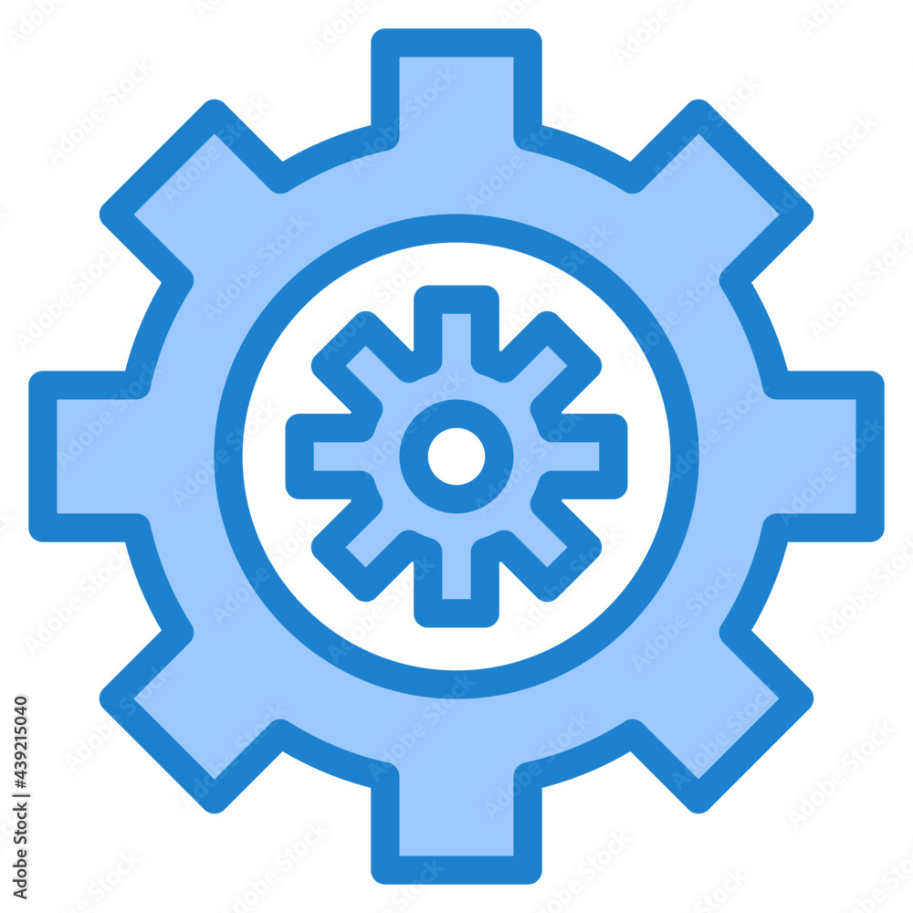 configulation blue style icon configulation blue style icon