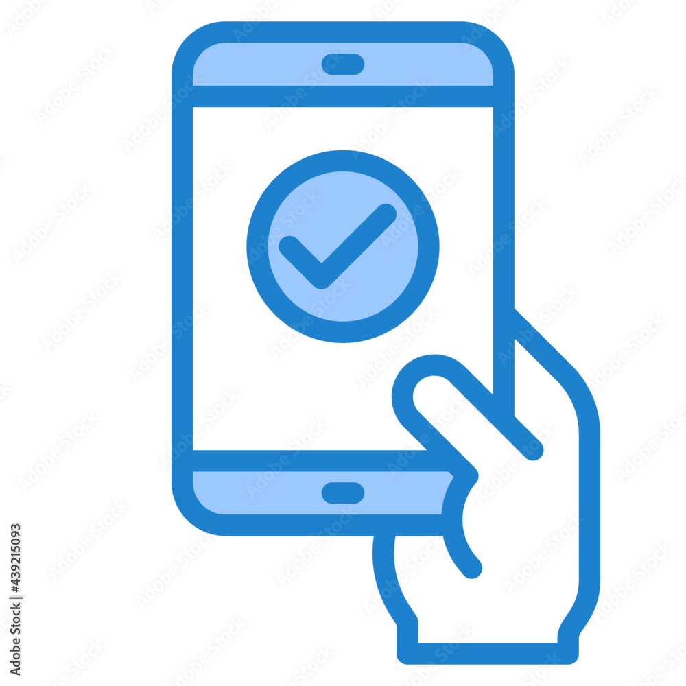 smartphone blue style icon smartphone blue style icon