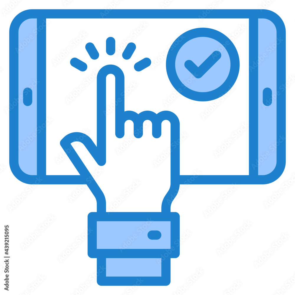 smartphone blue style icon smartphone blue style icon