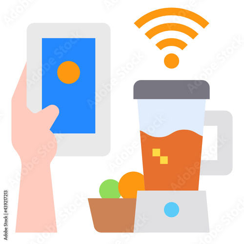 blender flat icon