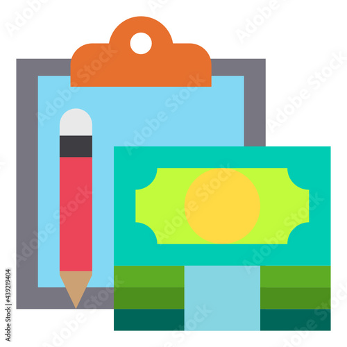 clipboard flat icon