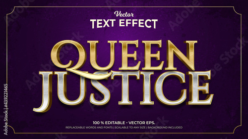 Text Effect, Queen Justice