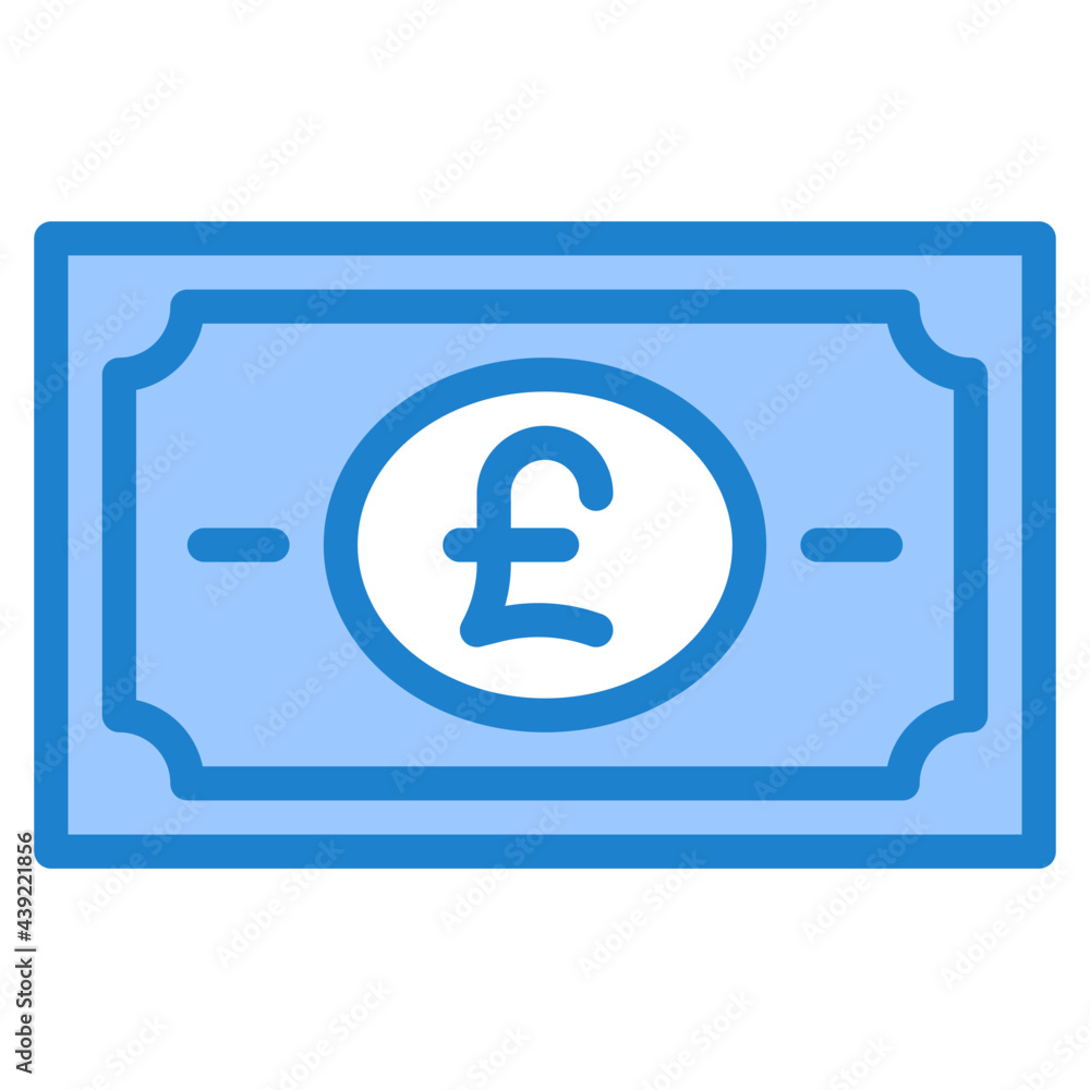 money blue style icon