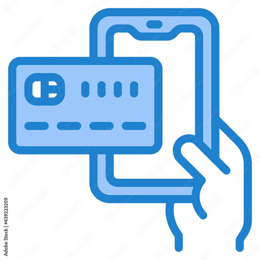 smartphone blue style icon smartphone blue style icon