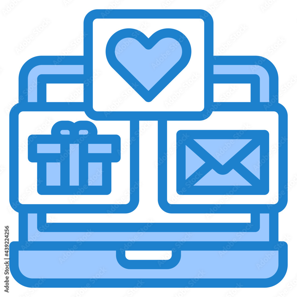 laptop blue style icon laptop blue style icon