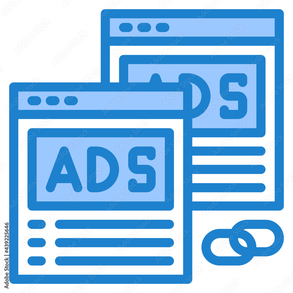 ads blue style icon ads blue style icon