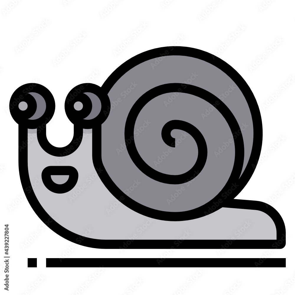 Snail line icon Snail line icon