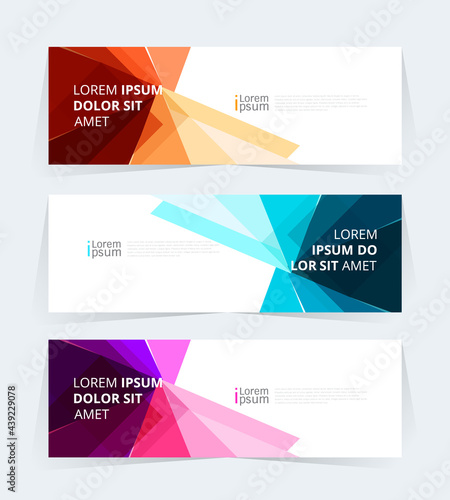 Vector abstract graphic design Banner Pattern background web template. © ttae