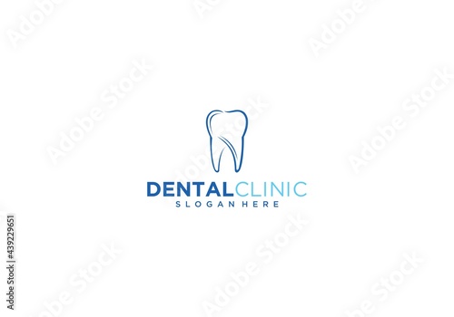 dental clinic logo in white background