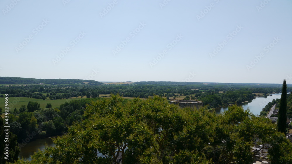 Obraz premium Château de Chinon en France