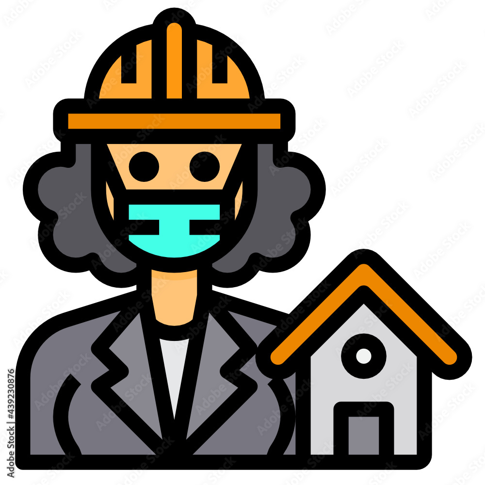 Architect line icon Architect line icon