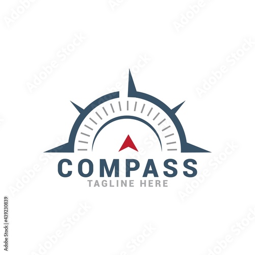 compass adventure logo icon vector template.