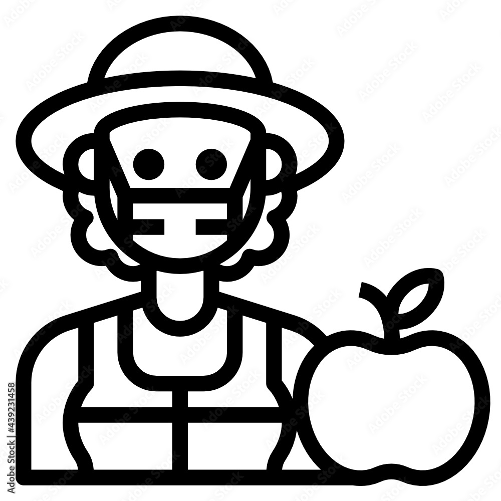 Nutritionist line icon Nutritionist line icon