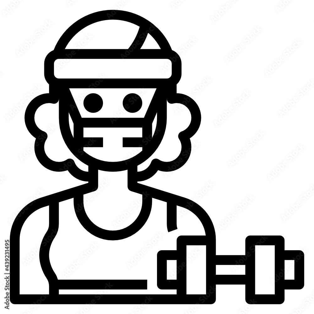 Trainer line icon Trainer line icon