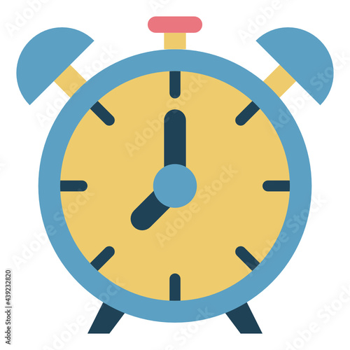 alarmclock flat icon