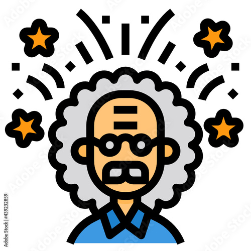 Professor line icon
