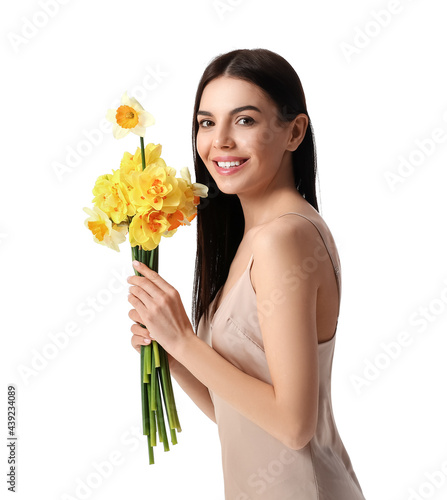 Beautiful young woman with ...