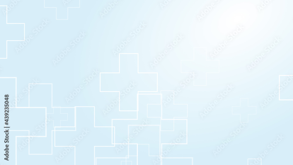 Abstract medical white blue cross pattern background. Abstract medical white blue cross pattern background.