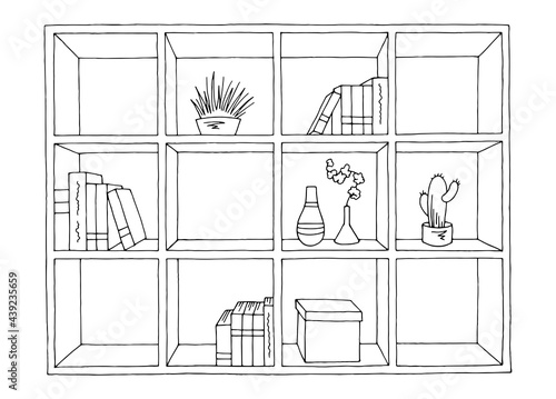 Rack graphic black white isolated sketch illustration vector