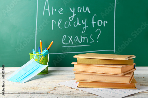 Books, answer sheet, statio...