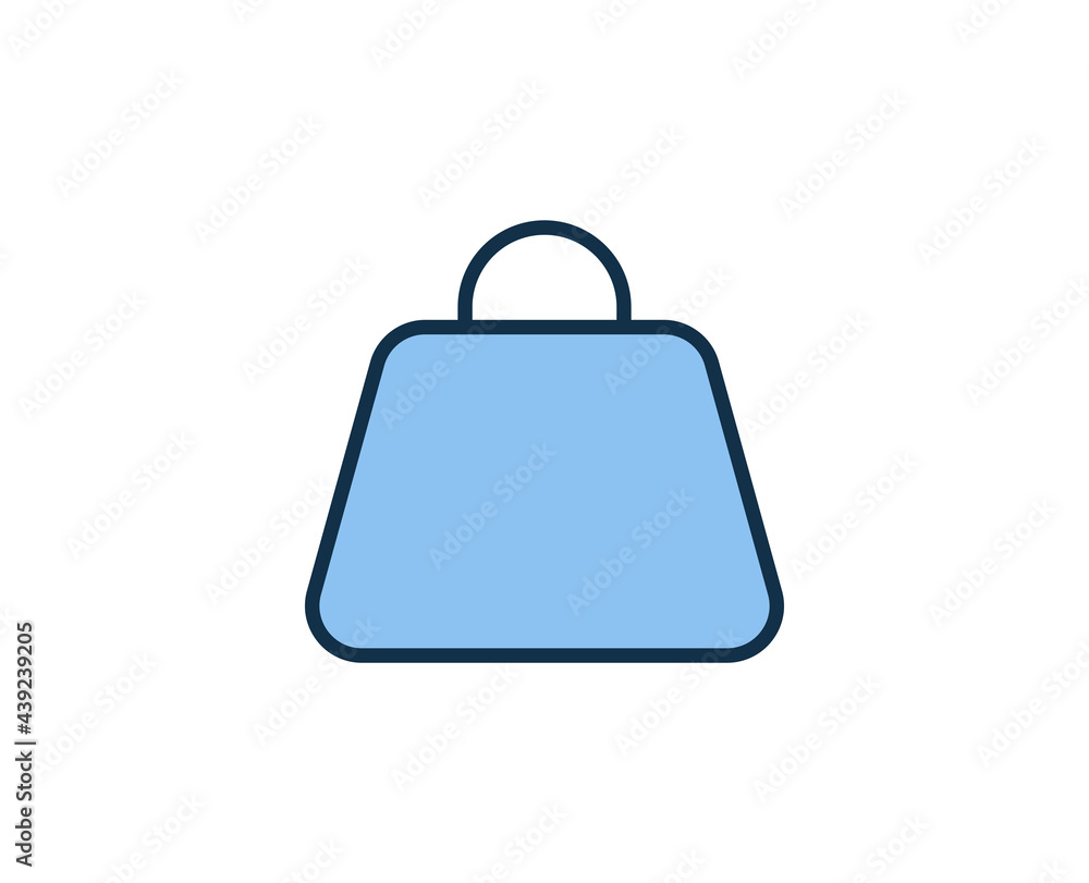 Dumbbell line icon. High quality outline symbol for web design or mobile app. Thin line sign for design logo. Color outline pictogram on white background Dumbbell line icon. High quality outline symbol for web design or mobile app. Thin line sign for design logo. Color outline pictogram on white background