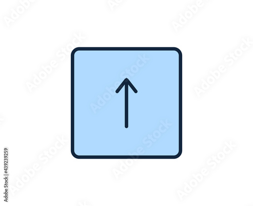 Free Download Upload flat icon. Thin line signs for design logo, visit card, etc. Single high-quality outline symbol for web design or mobile app. Sign outline pictogram. - GFXLoad