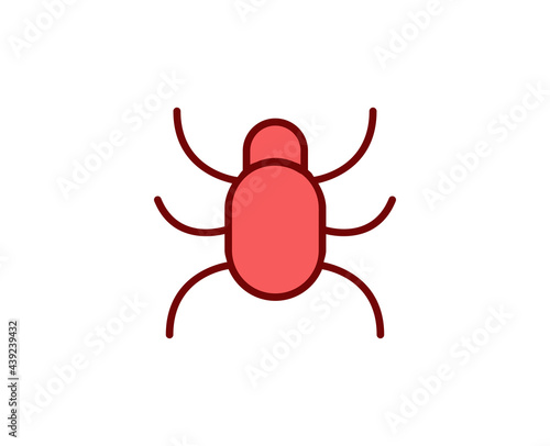 Virus premium line icon. Simple high quality pictogram. Modern outline style icons. Stroke vector illustration on a white background. 