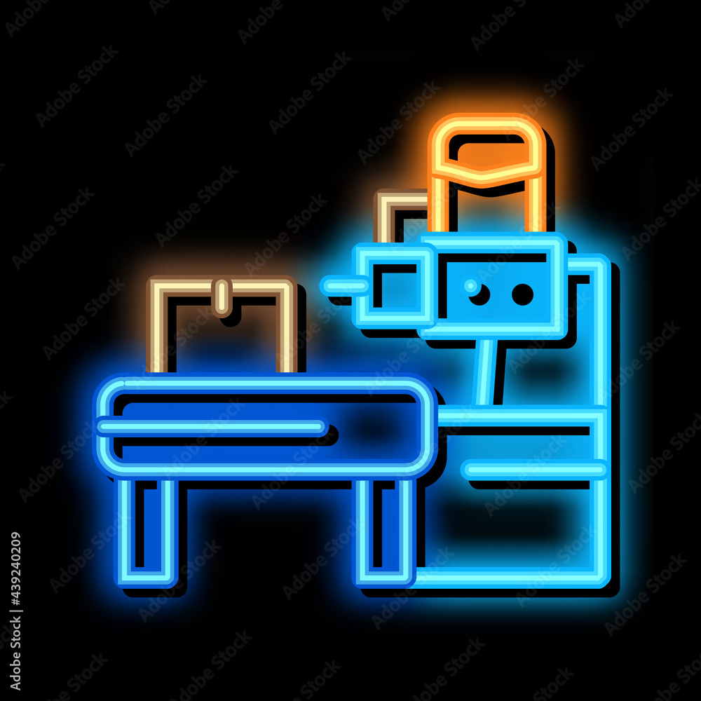 industrial manufacturing neon light sign vector. Glowing bright icon industrial manufacturing sign. transparent symbol illustration industrial manufacturing neon light sign vector. Glowing bright icon industrial manufacturing sign. transparent symbol illustration