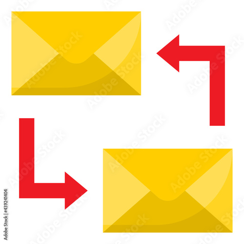 Free Download mail flat style icon - GFXLoad
