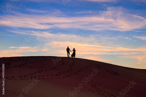 Couples Desert Sunset 