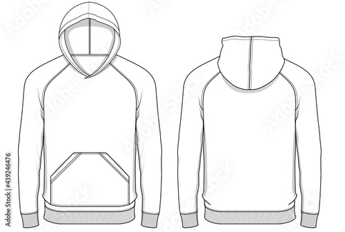 Hoodie tech pack artwork
