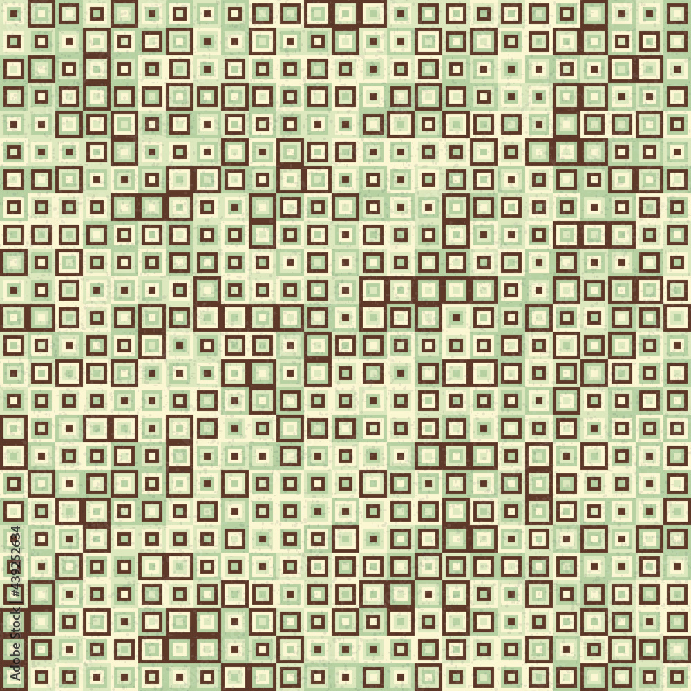 Fototapeta premium Abstract Geometric Pattern generative computational art illustration